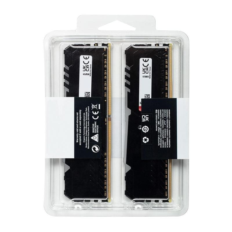 Memória RAM Kingston Fury Beast, RGB, 32GB (2x16GB), 3200MHz, DDR4